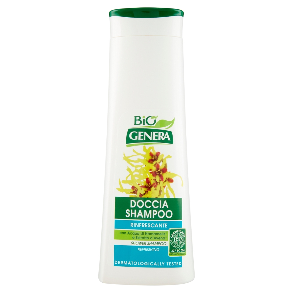 Genera BiÓ Doccia Shampoo Rinfrescante con Acqua di Hamamelis* e Estratto d'Avena 400 ml